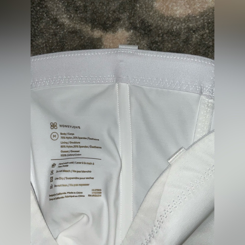 NWT Honeylove SuperPower Brief Shapewear Astral White M Plus Bridal Wedding - Picture 6 of 6